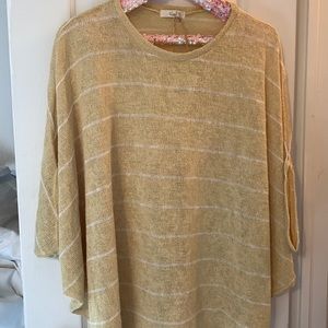 Easel Poncho Style Top